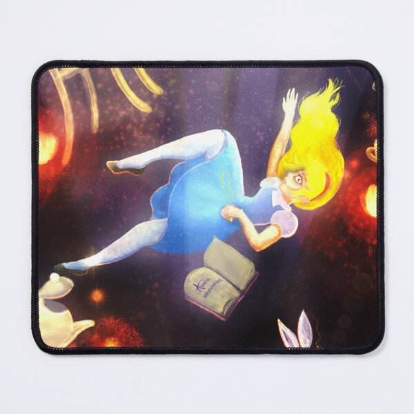Item preview, Down the Rabbit Hole – Alice in Wonderland Fantasy Illustration designed and sold by Riddlestiltskin.