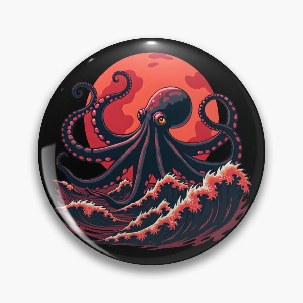 Item preview, Cosmic Kraken Rising - Dark Ocean Octopus Tee designed and sold by Zoltan10.