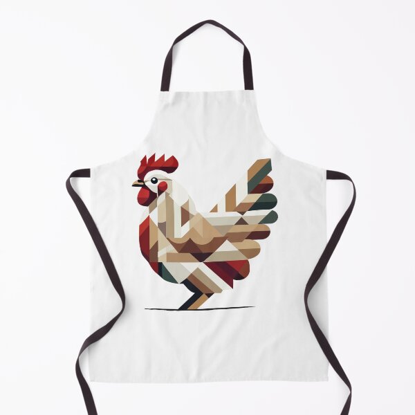 Item preview, Geometric chicken in modern polygon style designed and sold by Kisho.