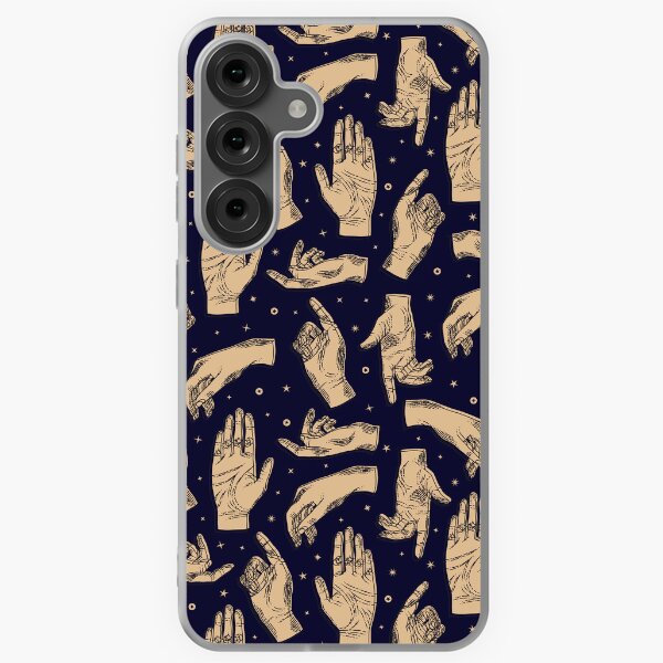 Mystique Hands - Midnight blue Samsung Galaxy Soft Case