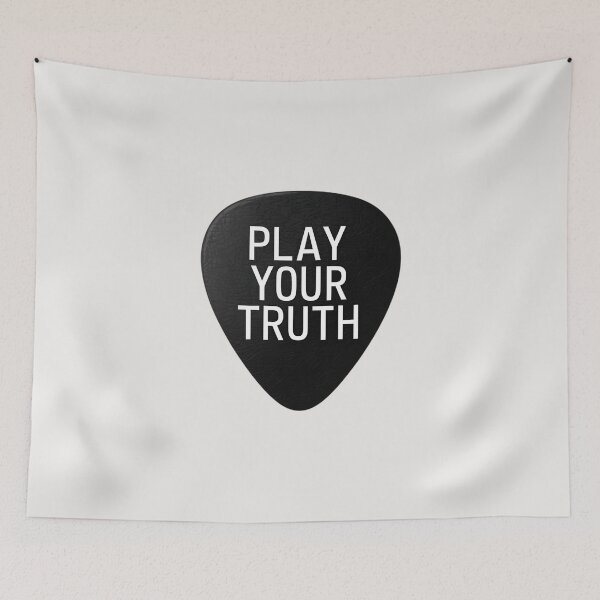 Item preview, Play Your Truth Guitar Pick designed and sold by Jollys-ArtShop.