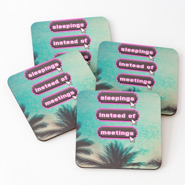 Item preview, Sleeping instead of digital meetings (digital nomad edition) designed and sold by asanaworld.