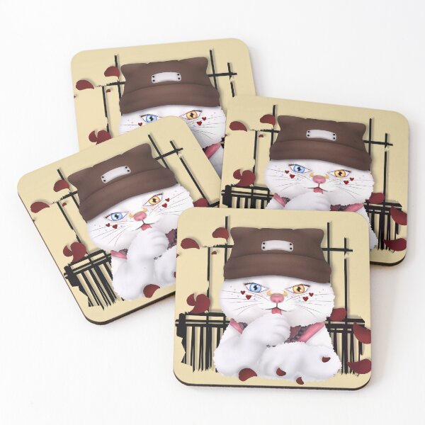 Item preview, Stylish white cat designed and sold by TanlaTon.