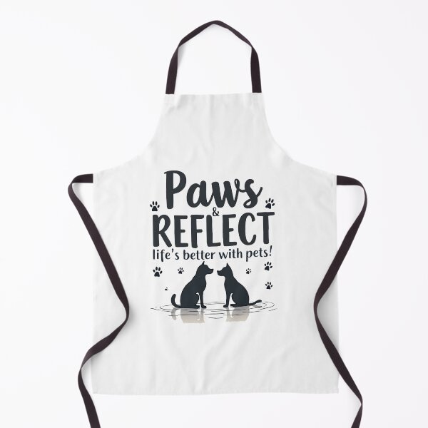 Item preview, Paws Reflect – Life’s Better with Pets | Cute Pet Lover Design designed and sold by VIBECANVASSHOP .