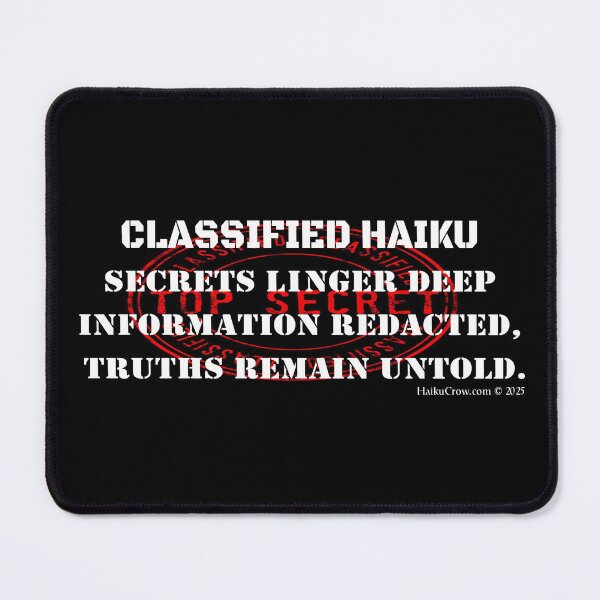 Item preview, Classified Haiku designed and sold by EyeMagined.