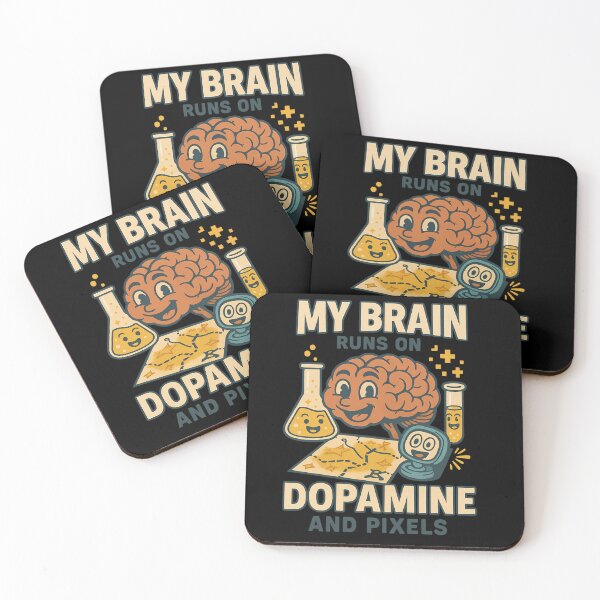 Item preview, Fueled by Dopamine and Pixels designed and sold by PosiPrints.