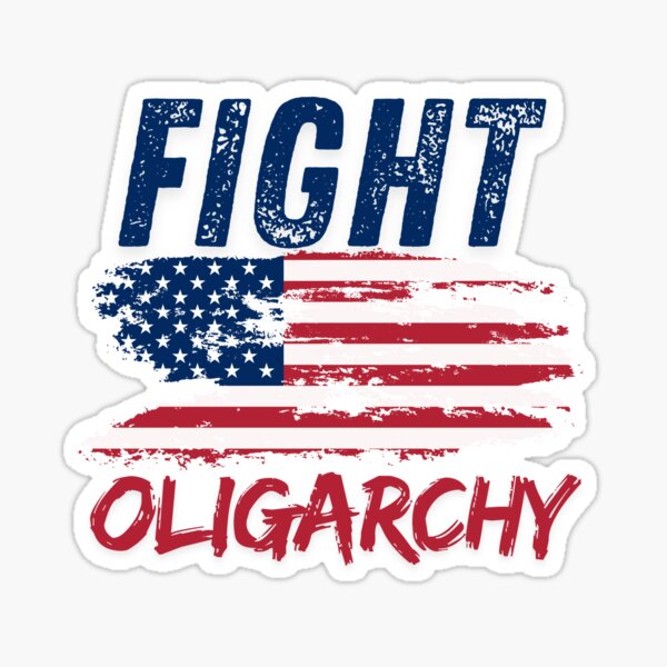 Artikel-Vorschau von Bekämpfe die Oligarchie, designt und verkauft von Red-forever.