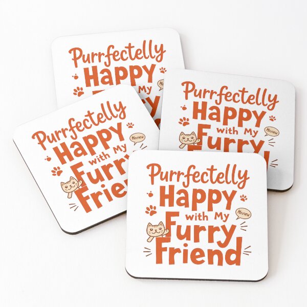 Item preview, Purrfectly Happy with My Furry Friend – Cute Pet Lover Design designed and sold by VIBECANVASSHOP .
