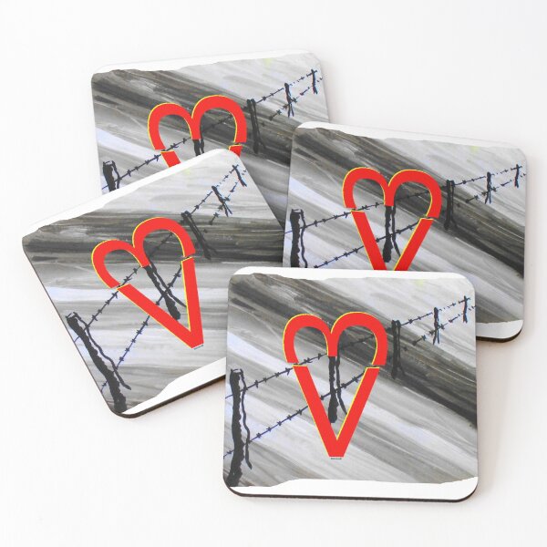 Item preview, Barbed wire goes right through the heart designed and sold by ZoffArt-Shop.
