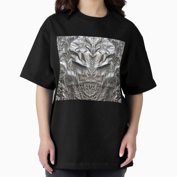 Silver Cyborg - by ID AD Art Gabi Zapf Oversized T-Shirt