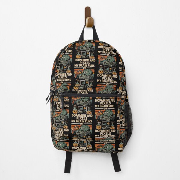 Item preview, Dopamine Powered Pixel Brain designed and sold by PosiPrints.