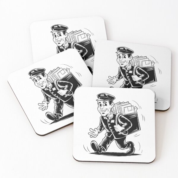 Item preview, Funny Postman designed and sold by WikaKowalczyk.