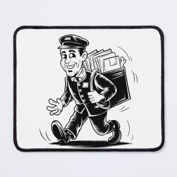 Item preview, Funny Postman designed and sold by WikaKowalczyk.