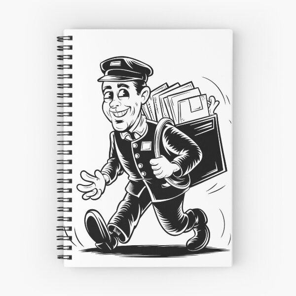 Item preview, Funny Postman designed and sold by WikaKowalczyk.
