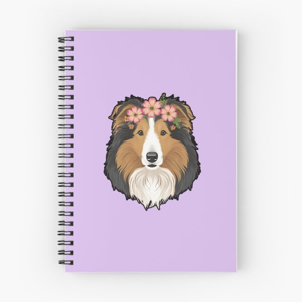 Item preview, Floral Silhouette of a Rough Collie designed and sold by GoodyPaws.