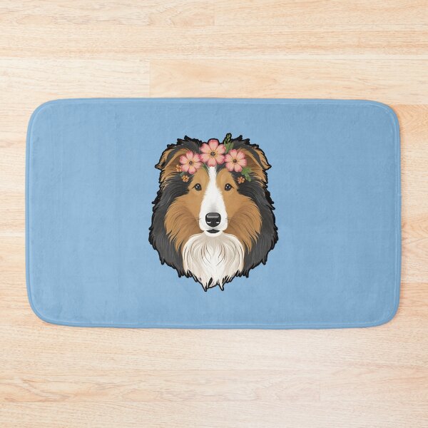 Item preview, Floral Silhouette of a Rough Collie designed and sold by GoodyPaws.