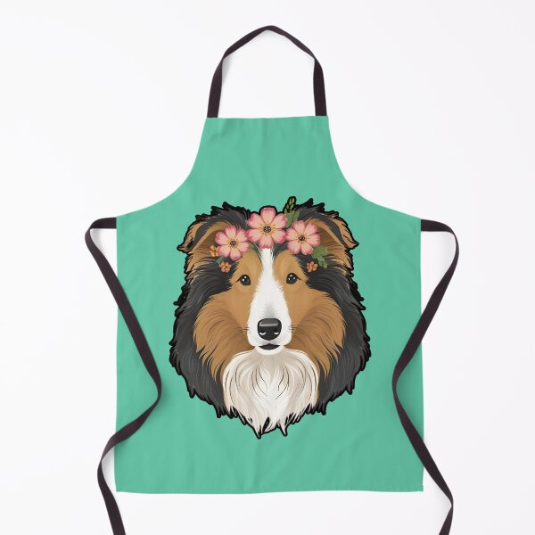 Item preview, Floral Silhouette of a Rough Collie designed and sold by GoodyPaws.