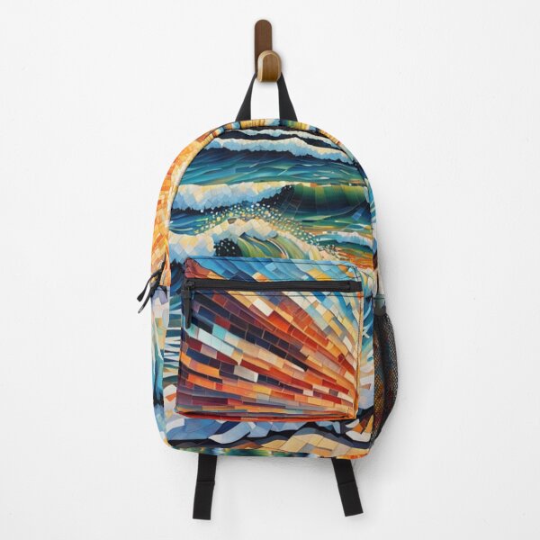 Item preview, Abstract mosaic beach art designed and sold by JackFreestone.