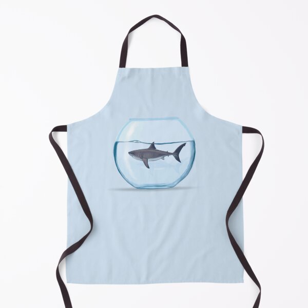 Item preview, Tiny Shark in A Fish Bowl designed and sold by Whimsy-Wildlife.