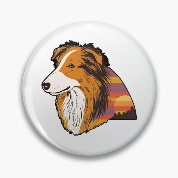 Item preview, Sunset Silhouette of a Rough Collie designed and sold by GoodyPaws.
