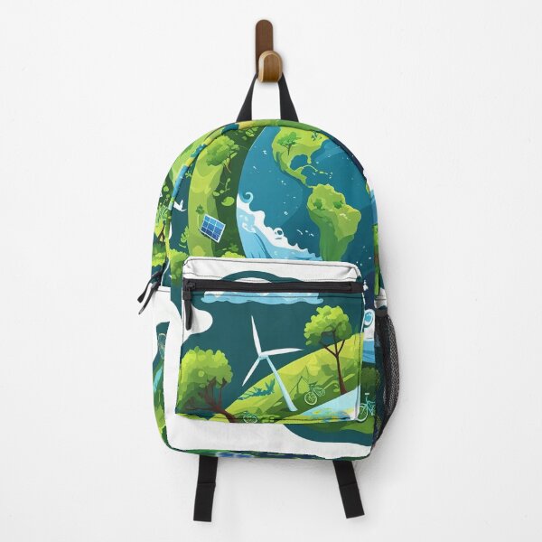 Item preview, The green land is covered with dense trees, symbolizing an ecologically clean environment. designed and sold by Ms. Iryna.