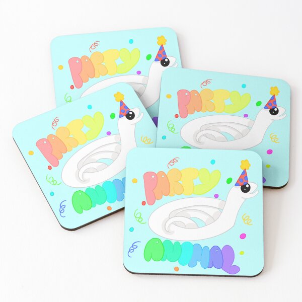 Item preview, Party animal light blue background designed and sold by CreationsByFey.
