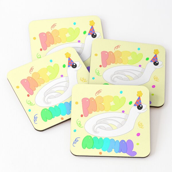 Item preview, Party animal yellow background designed and sold by CreationsByFey.