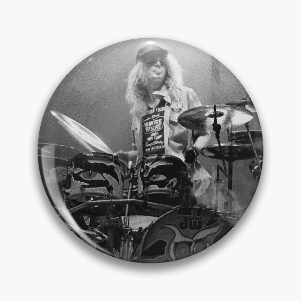 Item preview, Rikki Rockett - Fotografía en blanco y negro designed and sold by ConcertImages.