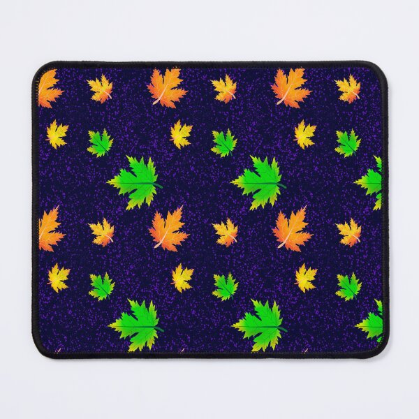 Item preview, The pattern of autumn maple leaves on a dark background designed and sold by The Ink Nest..