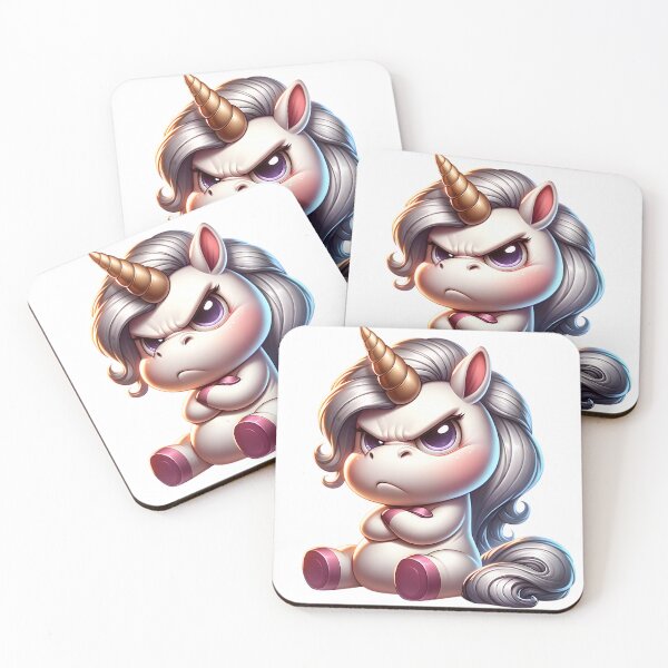 Item preview, Cute Angry Unicorn designed and sold by artistevt.