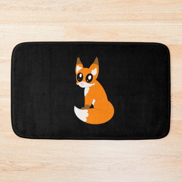 Item preview, Little fox (black background) designed and sold by CreationsByFey.