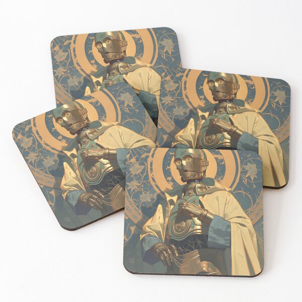 Item preview, Art nouveau space robot designed and sold by MendaciousMina.