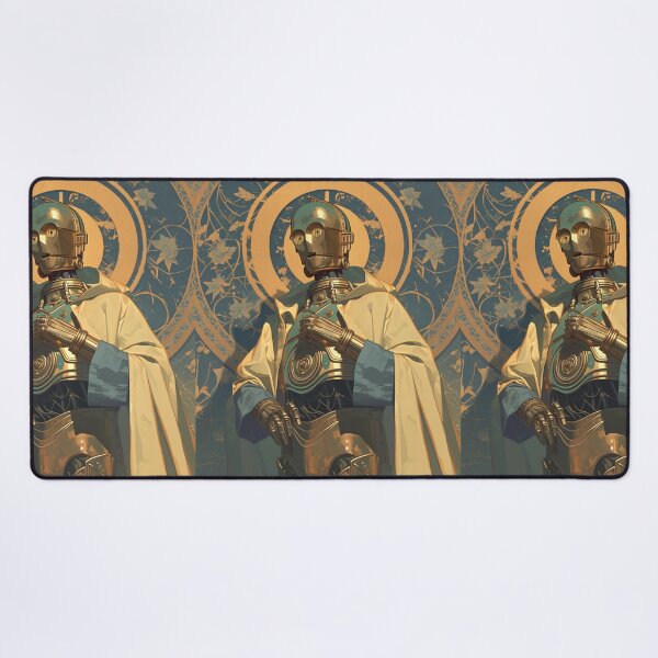 Item preview, Art nouveau space robot designed and sold by MendaciousMina.