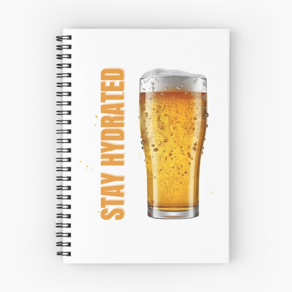 Item preview, Stay Hydrated Beer Glass designed and sold by GottaPics.