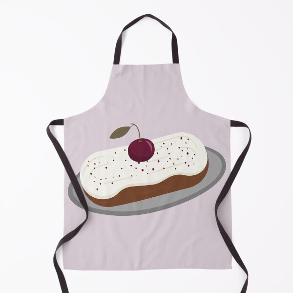 Item preview, Flat Design Illustration with Cherry Eclair designed and sold by AlginaPugachova.