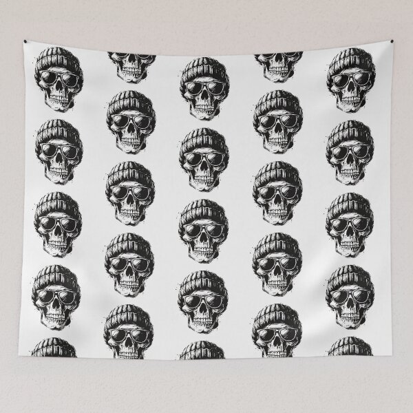 Item preview, Cool Skull Gritty Grunge designed and sold by ChunkByChunk.
