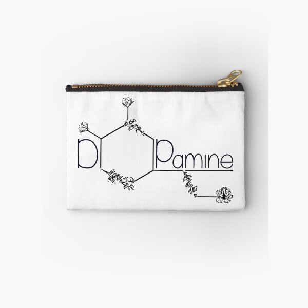 Item preview, Dopamine molecule floral neurotrasmitter dopamine text designed and sold by Szkicerka.
