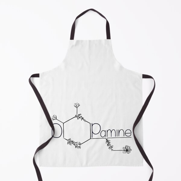 Item preview, Dopamine molecule floral neurotrasmitter dopamine text designed and sold by Szkicerka.