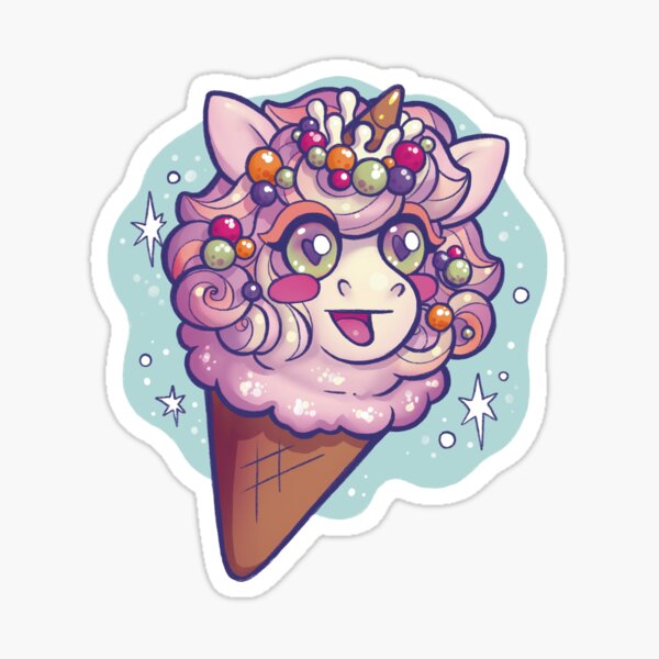 Fruity Cereal Freeze - Ice Cream Dreams Sticker
