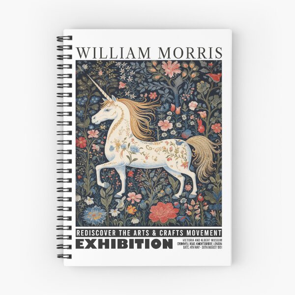 Item preview, William Morris Unicorn – Vintage Floral Fantasy designed and sold by MidCenturyStore.