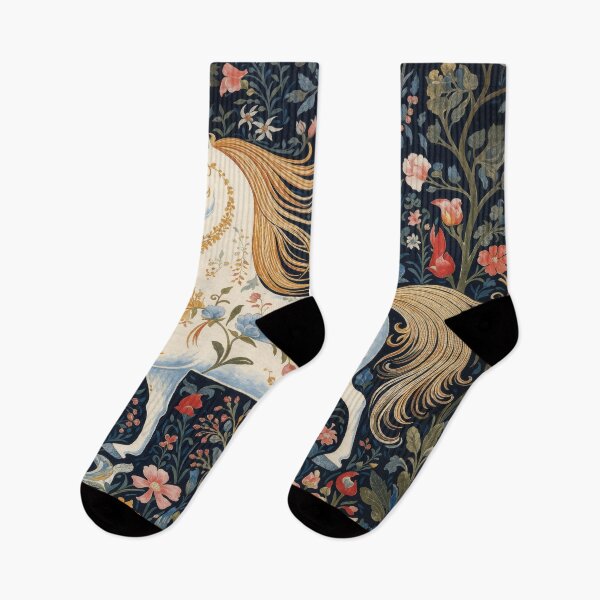 Item preview, William Morris Unicorn – Vintage Floral Fantasy designed and sold by MidCenturyStore.