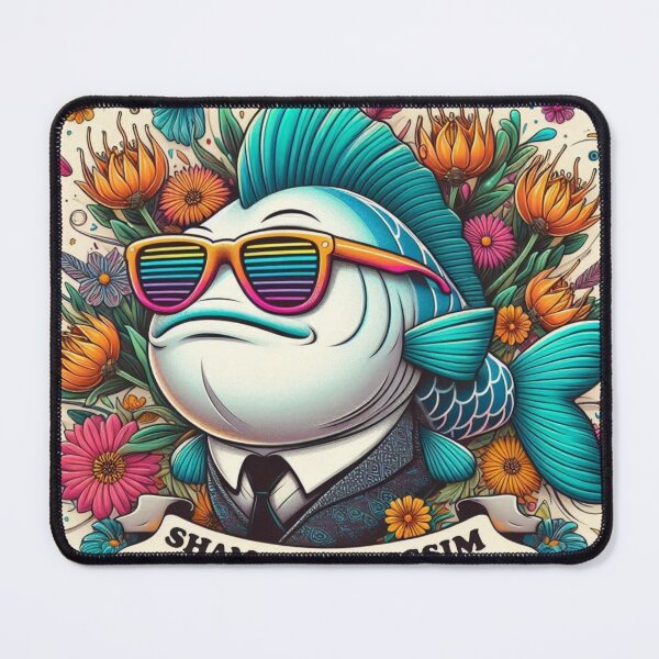 Item preview, Fish in Sunglasses" designed and sold by scarabeeonline.