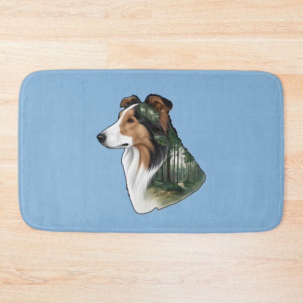 Item preview, Forest Silhouette of a Smooth Collie designed and sold by GoodyPaws.