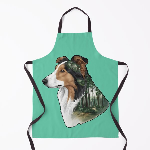 Item preview, Forest Silhouette of a Smooth Collie designed and sold by GoodyPaws.