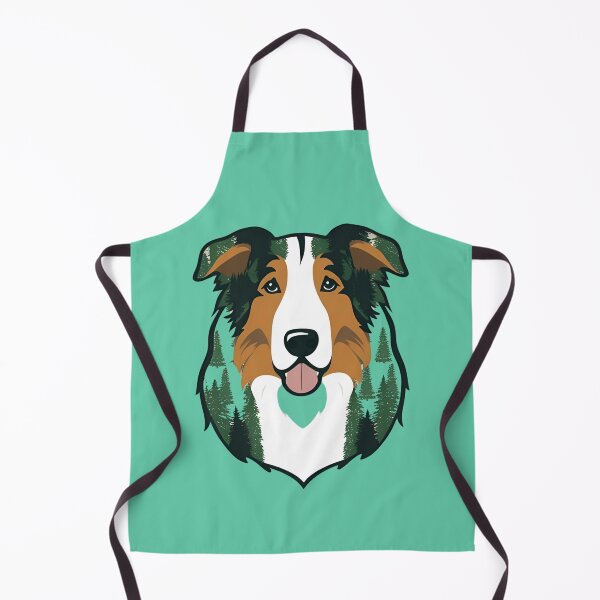 Item preview, Forest Silhouette of a Smooth Collie designed and sold by GoodyPaws.