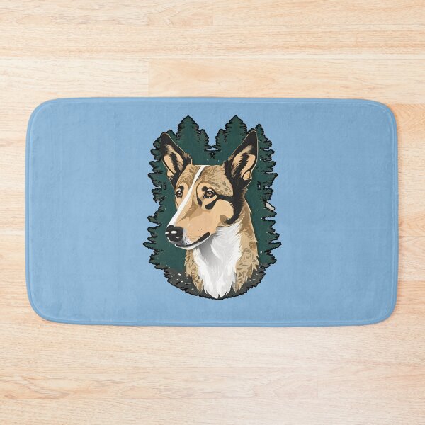 Item preview,  Forest Silhouette of a Smooth Collie designed and sold by GoodyPaws.
