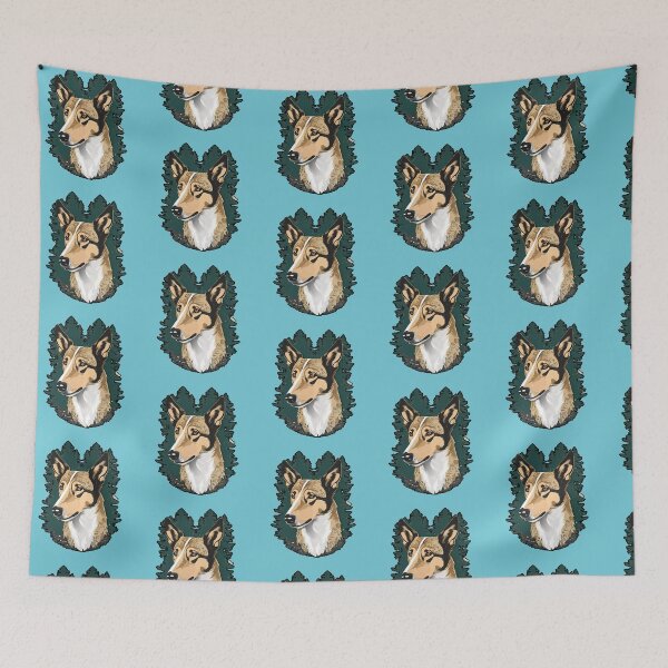 Item preview,  Forest Silhouette of a Smooth Collie designed and sold by GoodyPaws.