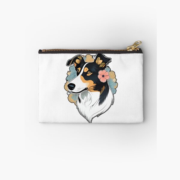 Item preview, Floral Silhouette of a Smooth Collie designed and sold by GoodyPaws.