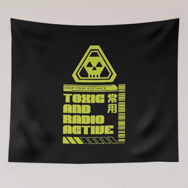 Item preview, Toxic and Radioactive - Cyberpunk Lettering designed and sold by Studio Mootant.