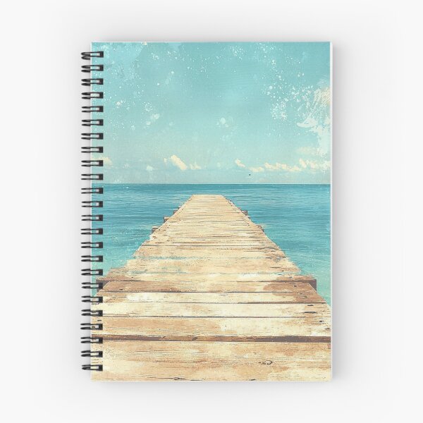 Item preview, Vintage Wooden Pier Extending into Crystal Clear Ocean designed and sold by AchaRat.